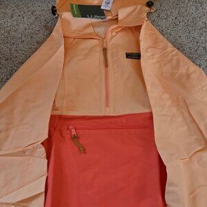 NEW L.L. Bean Women's Mountain Classic Anorak, Colorblock - Medium